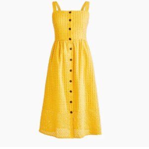 J Crew midi eyelet sundress NEW size 20